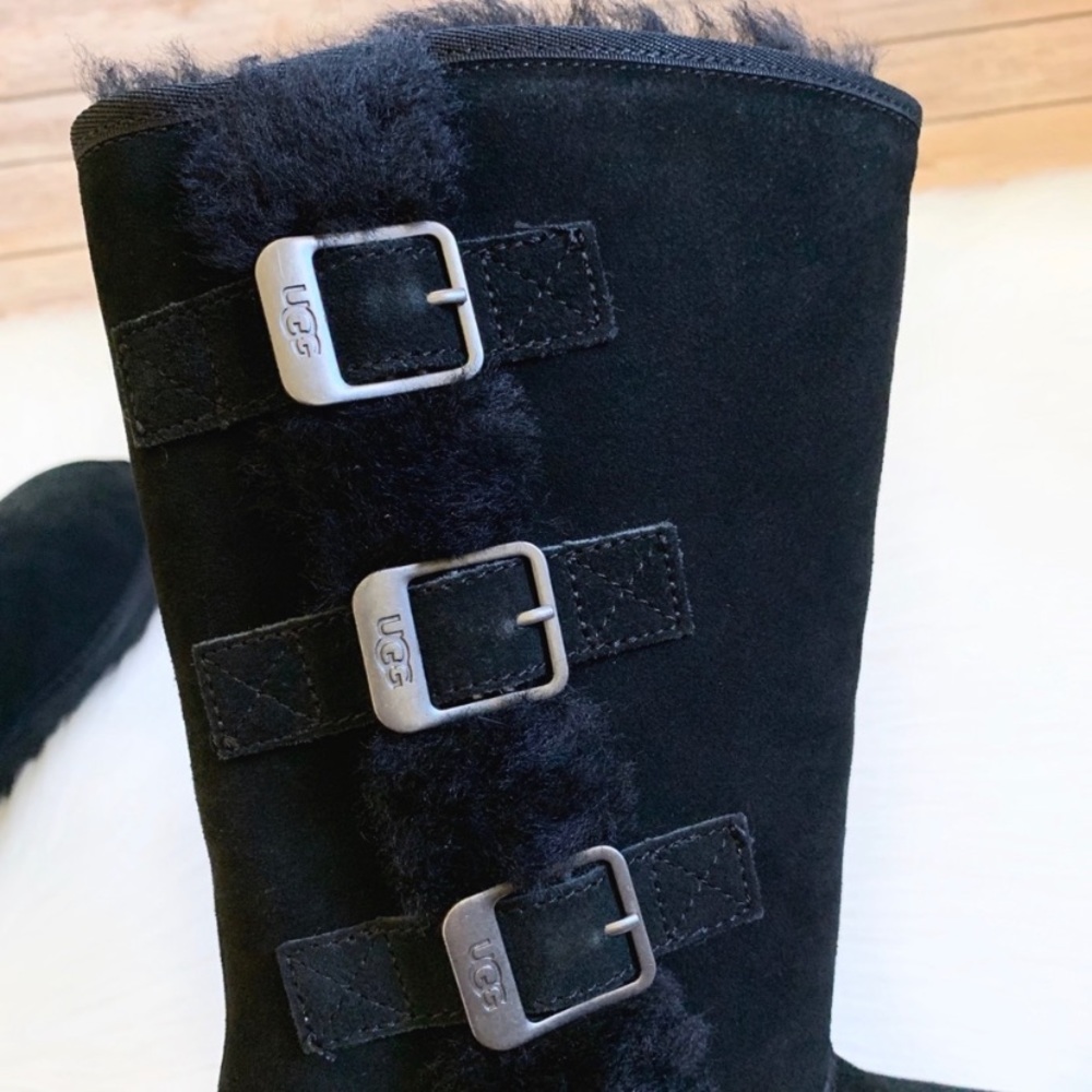 UGG Klea Black Boots - Picture 5 of 9